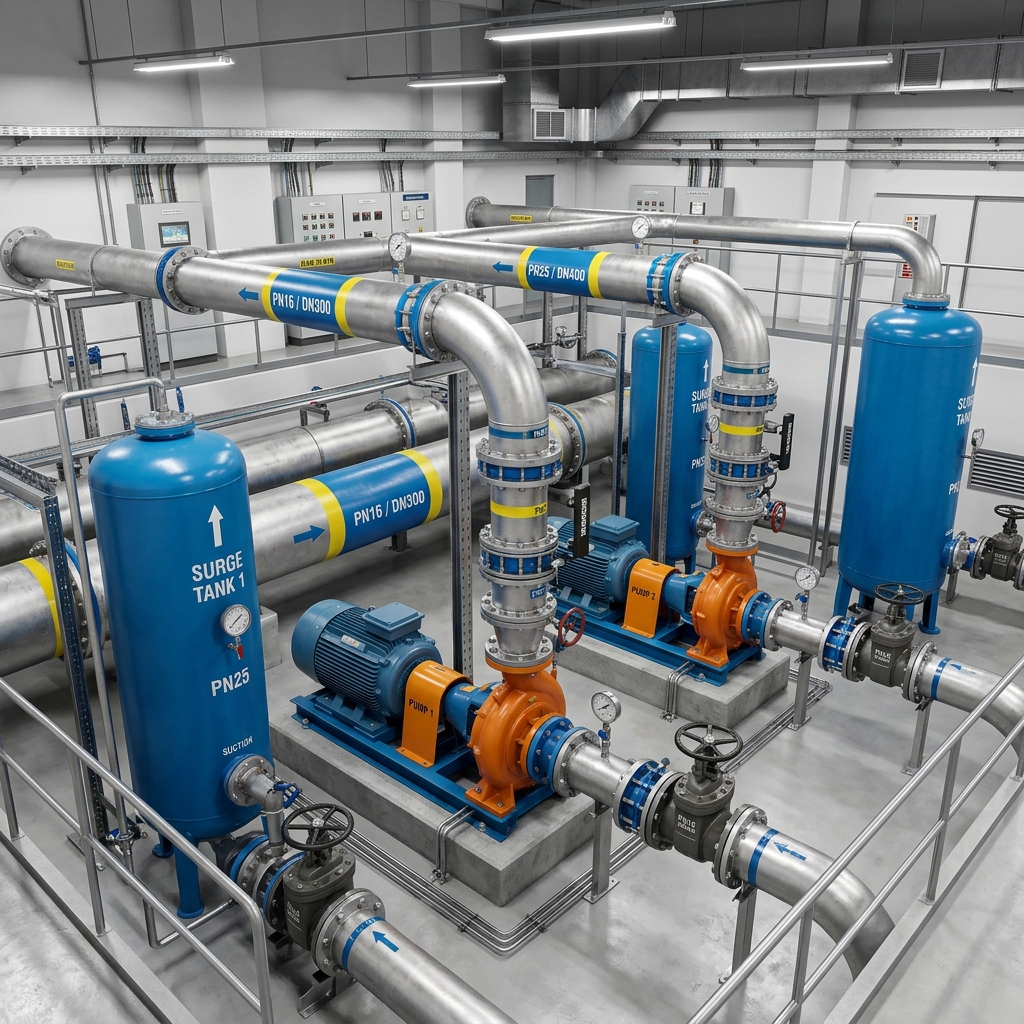 Municipal Pumping Station Installation